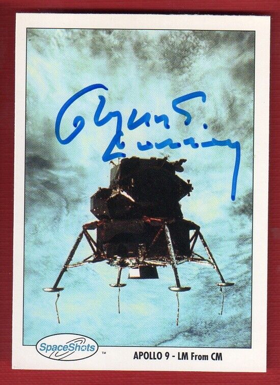 Glynn Lunney Signed Spaceshots Card #160 - NASA Apollo Flight Director Autograph