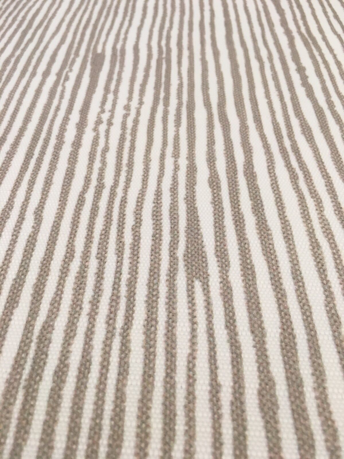 Groundworks OUTDOOR Lines Stripe Upholstery Fabric- Vertex / Linen  1.0 yd