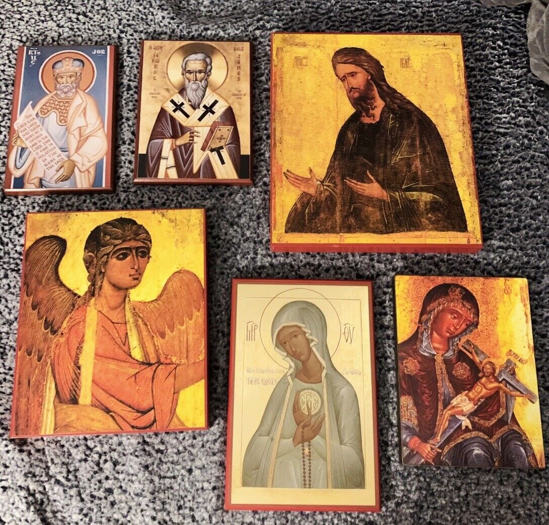 Lot Of 6 Religious Icons