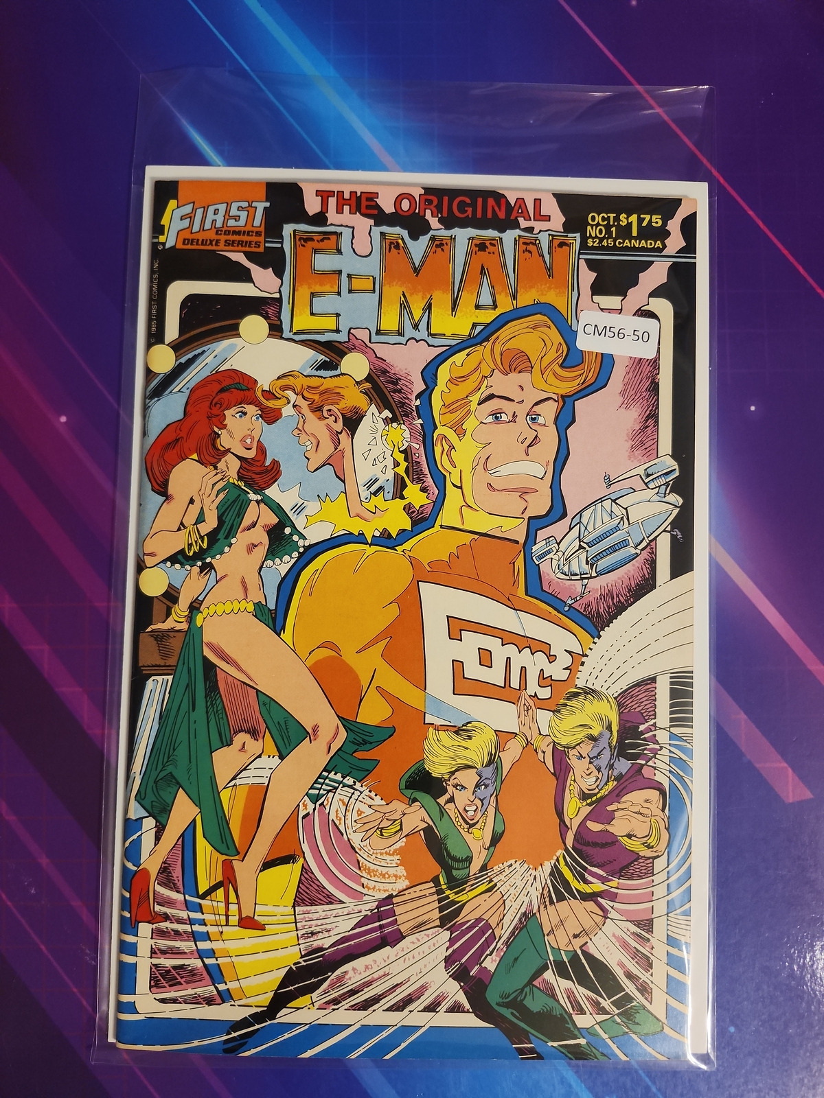 ORIGINAL E-MAN AND MICHAEL MAUSER #1 9.2 FIRST COMIC BOOK CM56-50