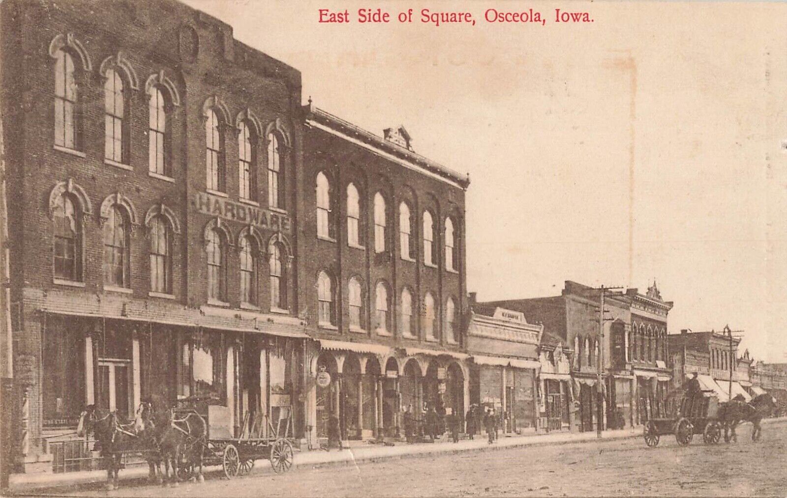 South Hudson, Wisconsin Postcard Second Street PM 1916   C6
