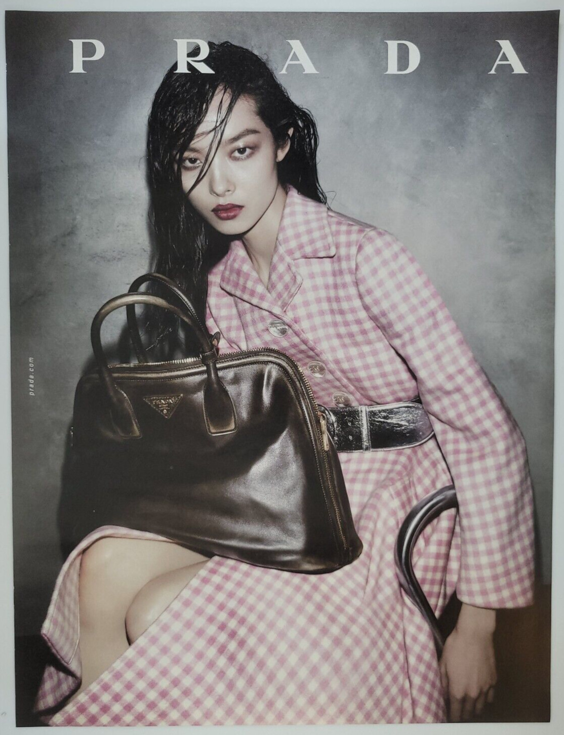 Prada Women\'s Fashion Clothing Bags Accessories 2013 W Magazine Ad 10x13\