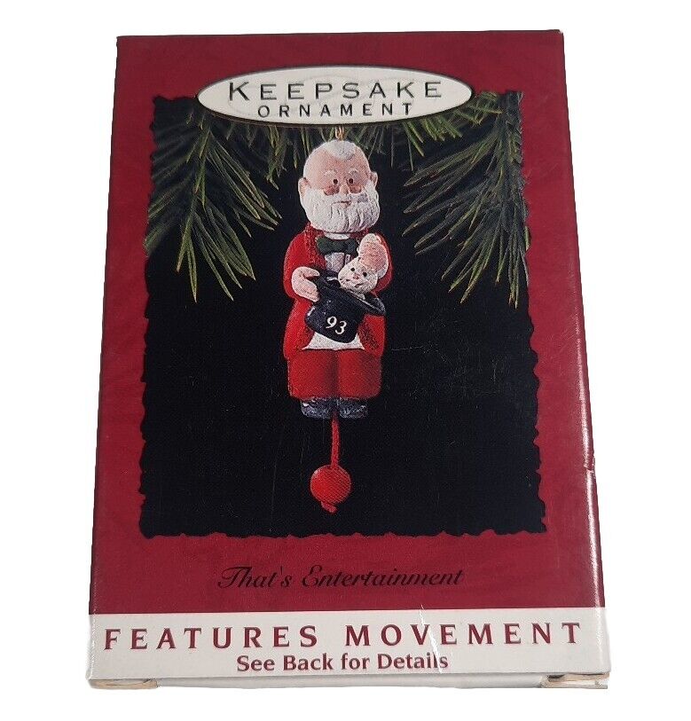 Hallmark Keepsake Ornament That\'s Entertainment Magician Santa Rabbit dated 1993