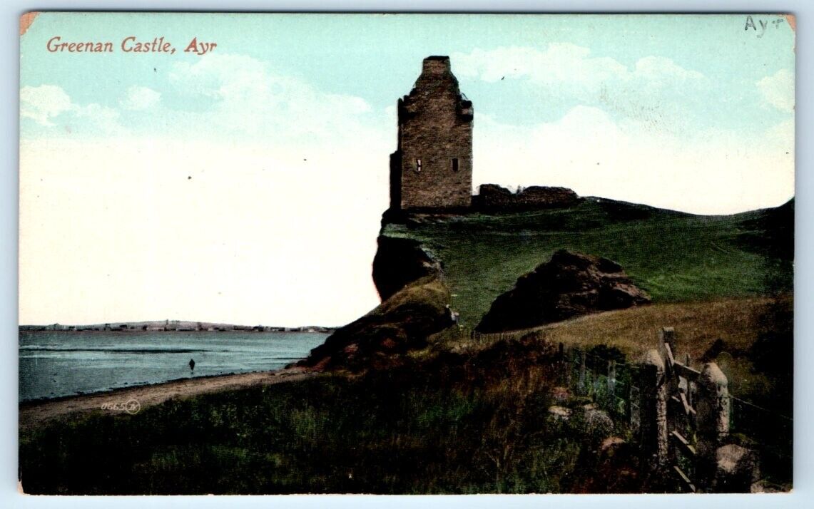 Greenan Castle AYR SCOTLAND UK Postcard