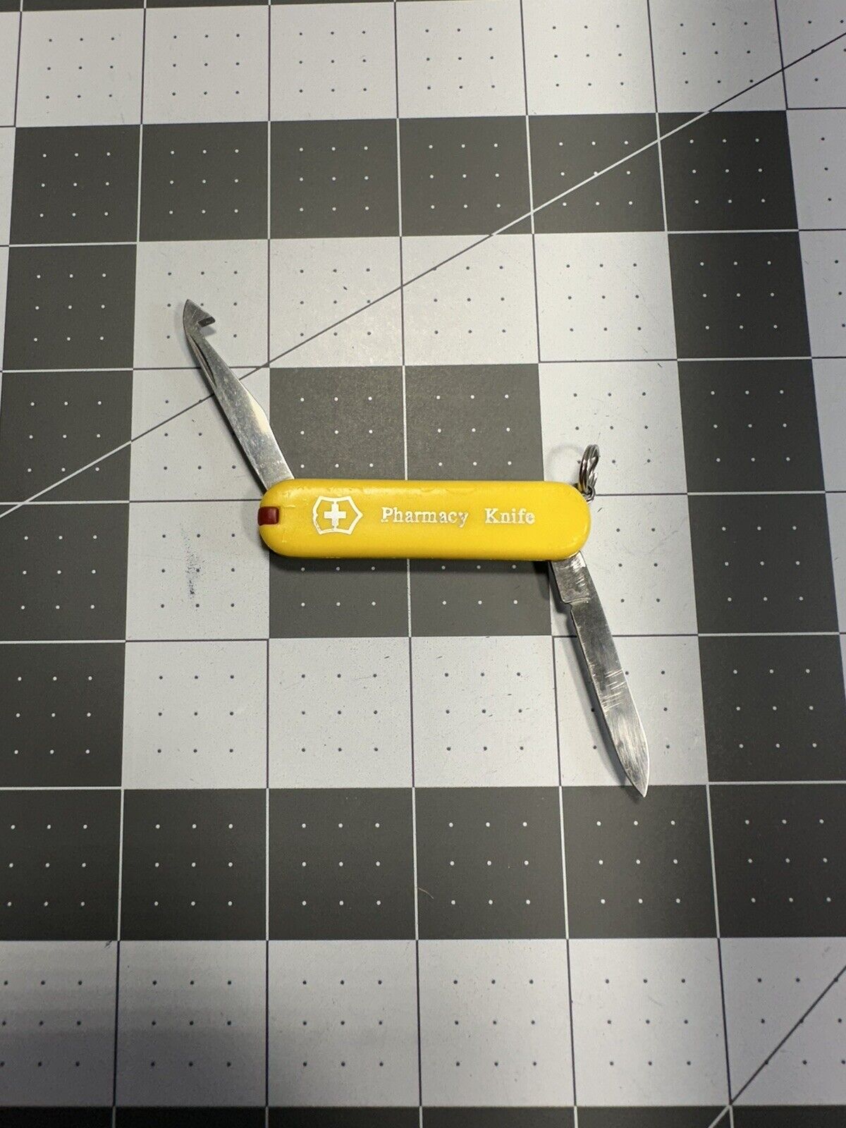 Victorinox Pharmacy Knife Swiss Army Knife 58MM - Yellow - Rare Retired - 6805