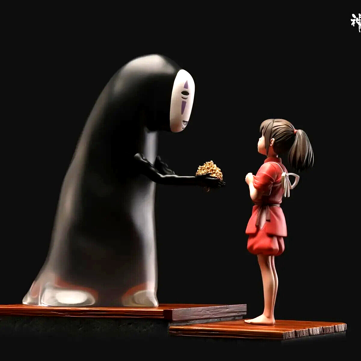 12cm Spirited Away Anime Figure Chihiro Action PVC Figure No Face Man Figurine