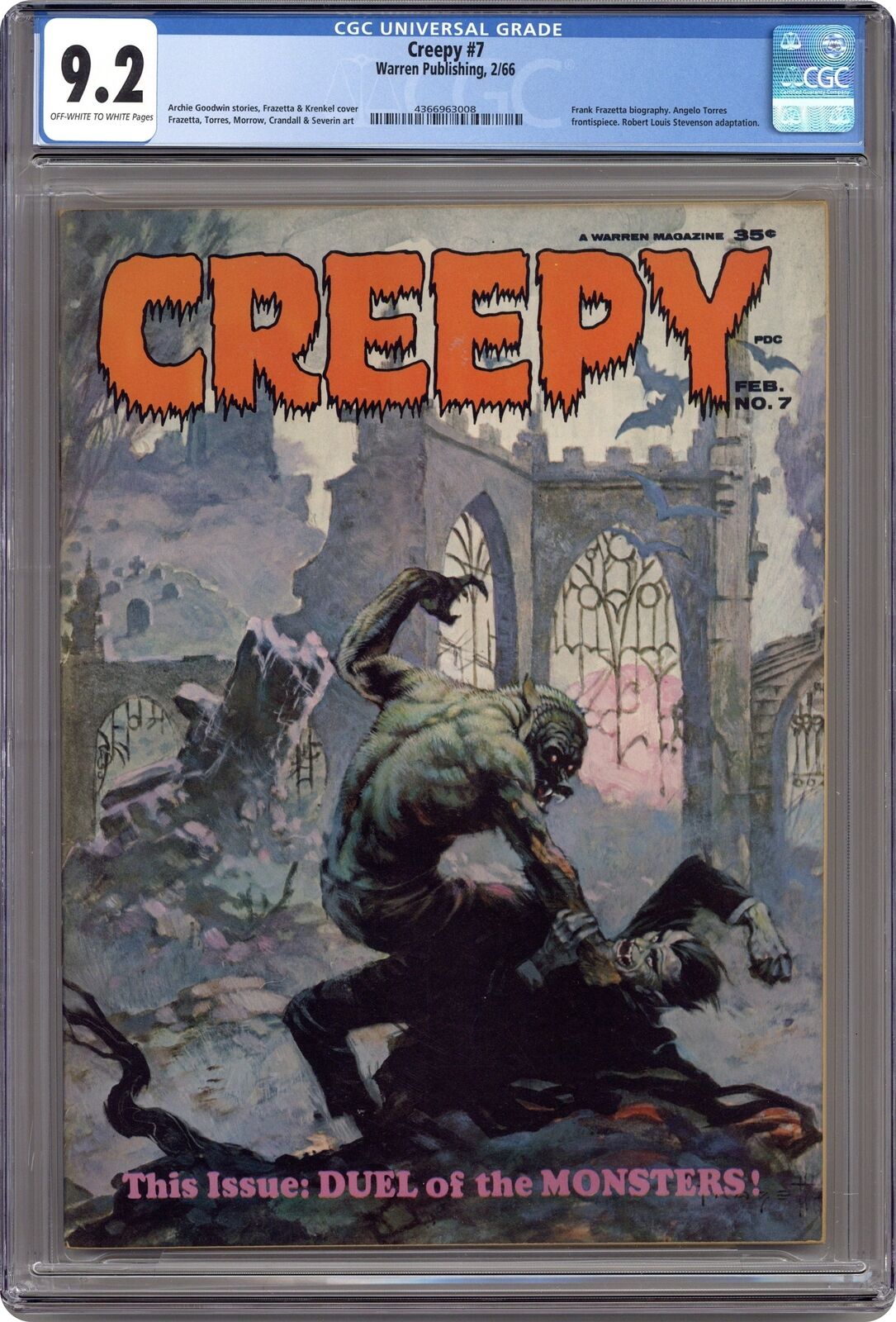 Creepy #7 CGC 9.2 1966 4366963008