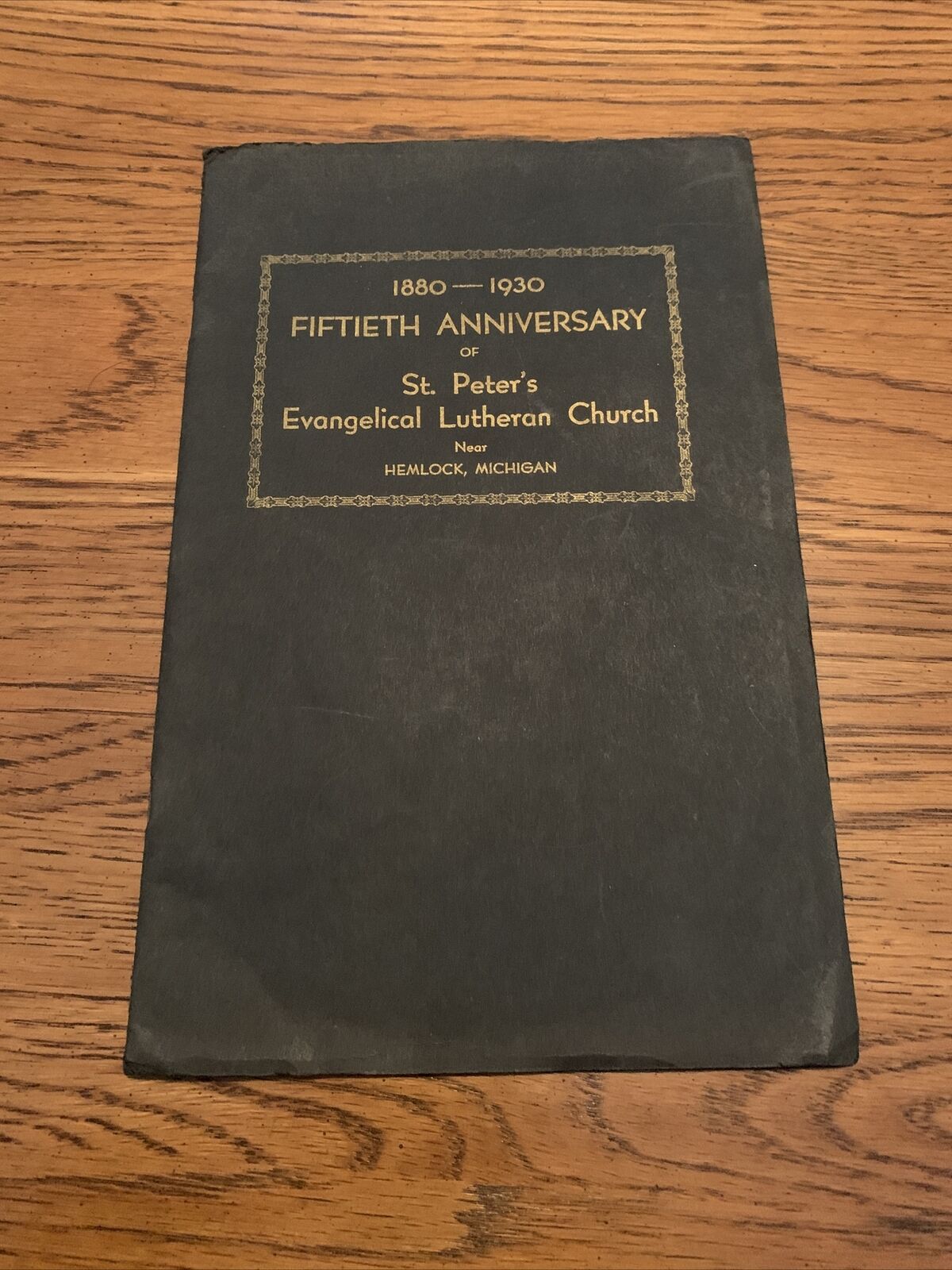 Vintage - Hemlock Michigan Church 50th Anniversary Booklet St. Peter’s Lutheran