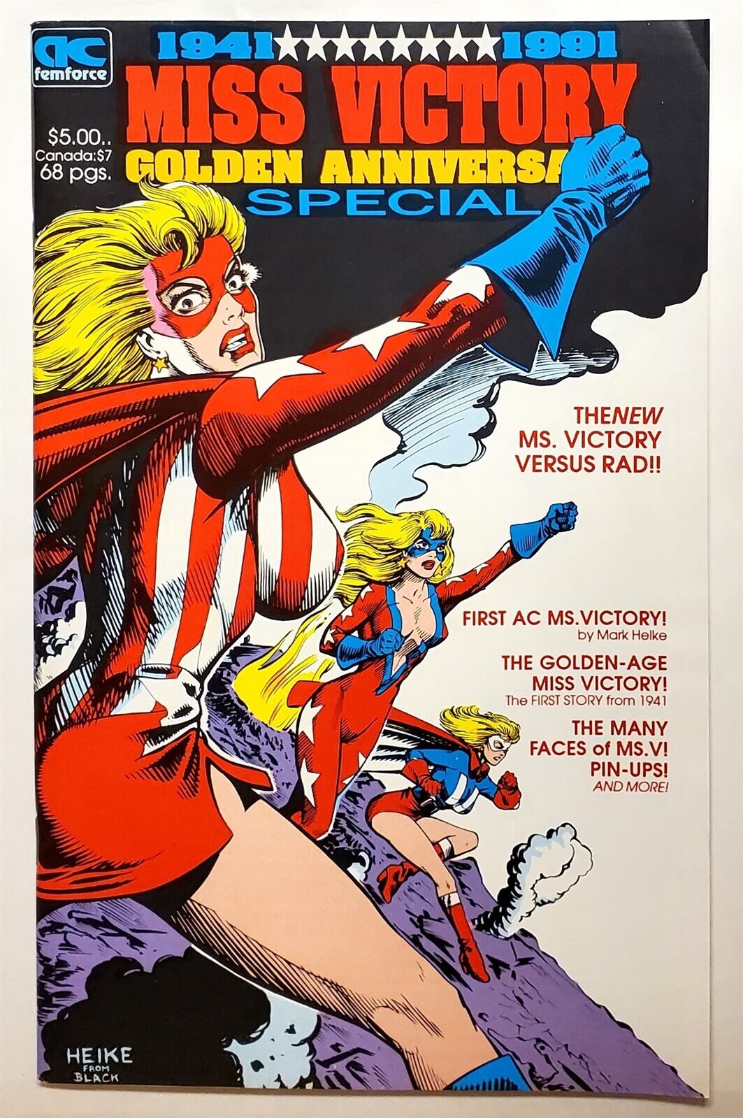 Miss Victory Golden Anniversary Special #1 (Nov 1991, AC) 7.5 VF- 