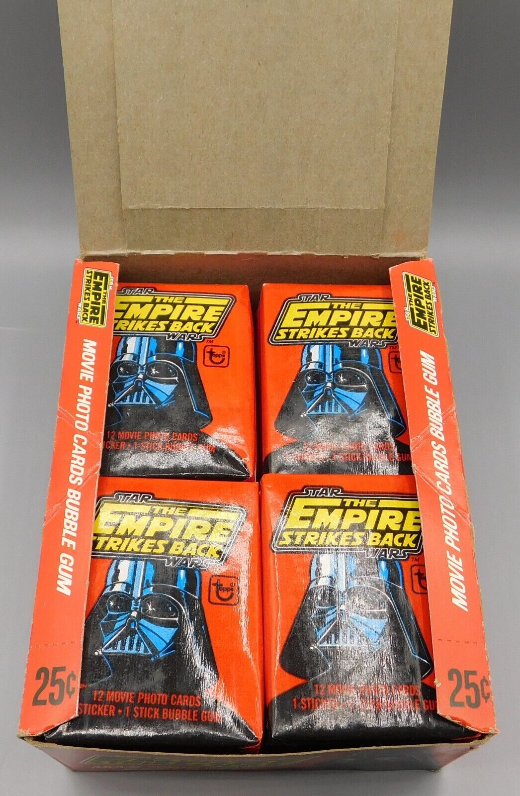 1980 Topps Star Wars THE EMPIRE STRIKES BACK Single Pack Series 1 Red Very Clean