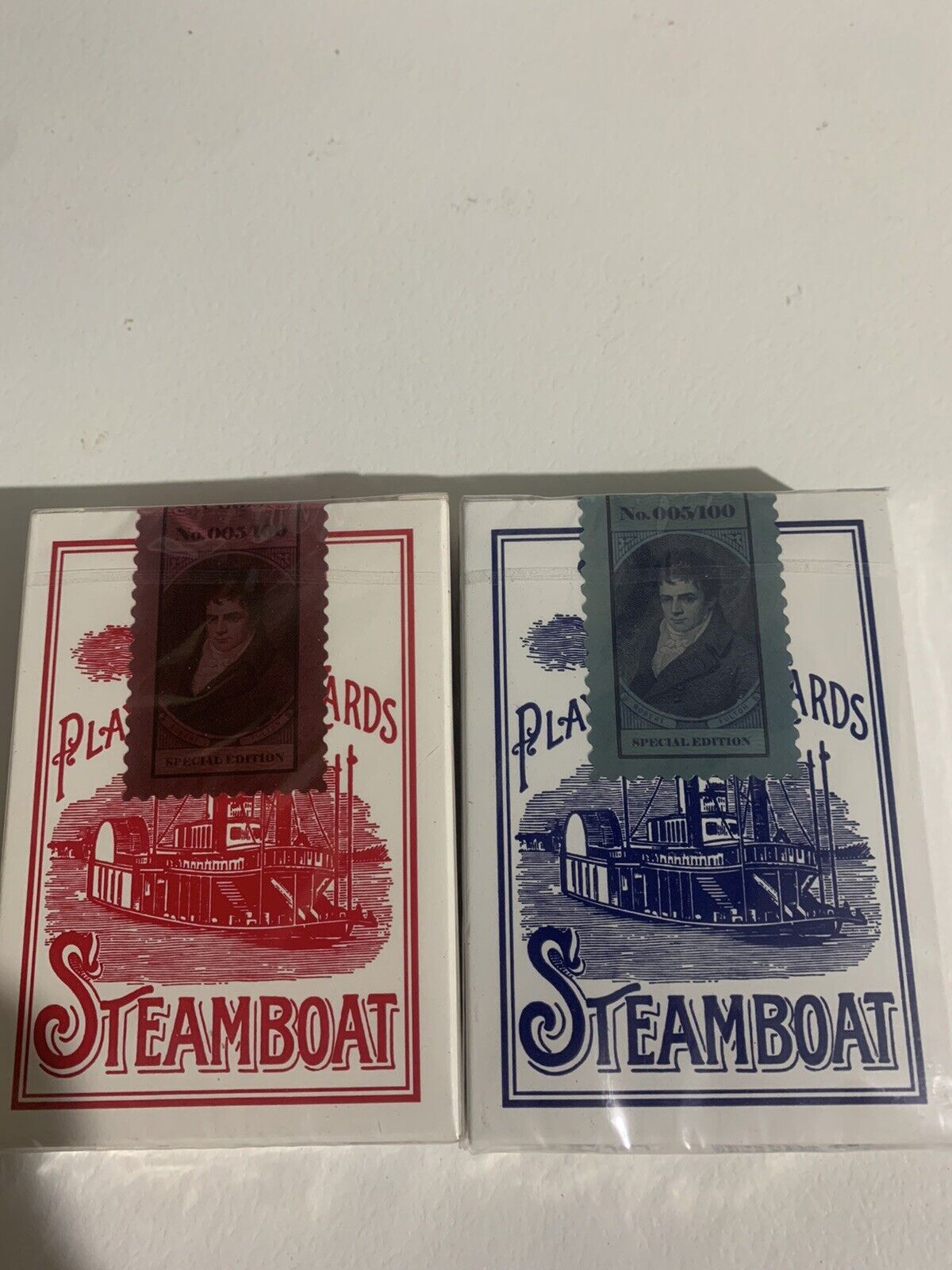 steam boat gilded cards