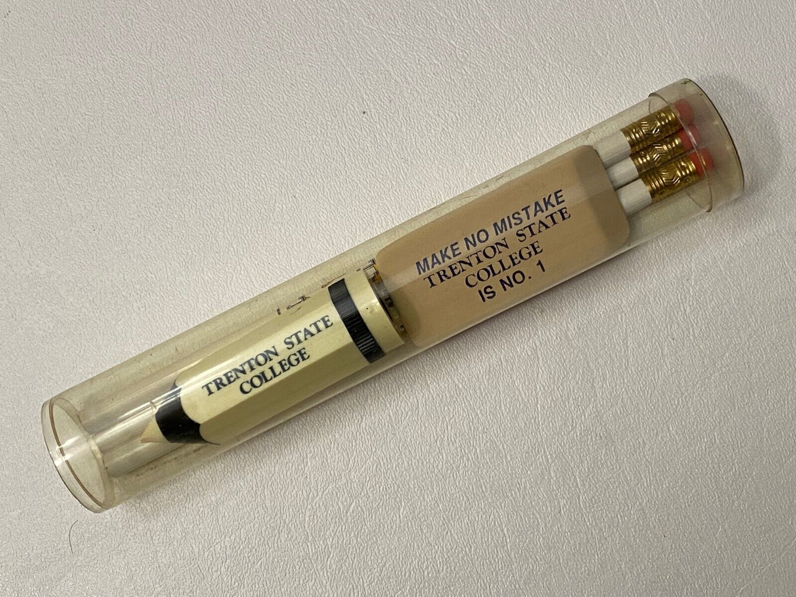 NEW Trenton State College Pencil Set 1980\'s Unique Rare