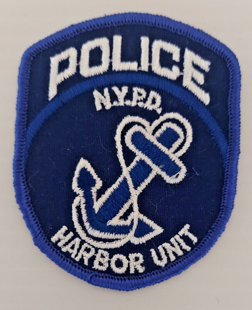 NYPD Vintage Official New York City HARBOR UNIT NEW