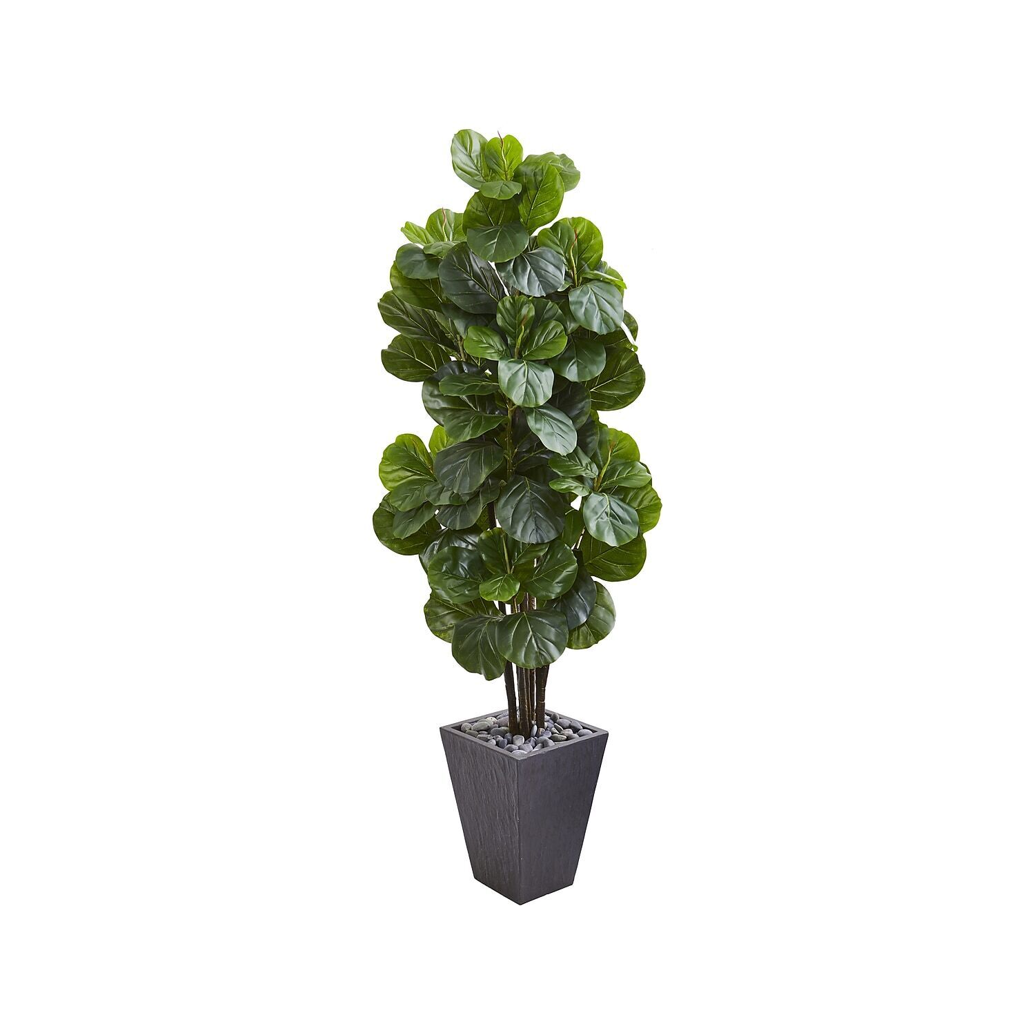 Nearly Natural Fiddle Leaf Fig Tree in Planter (9752)