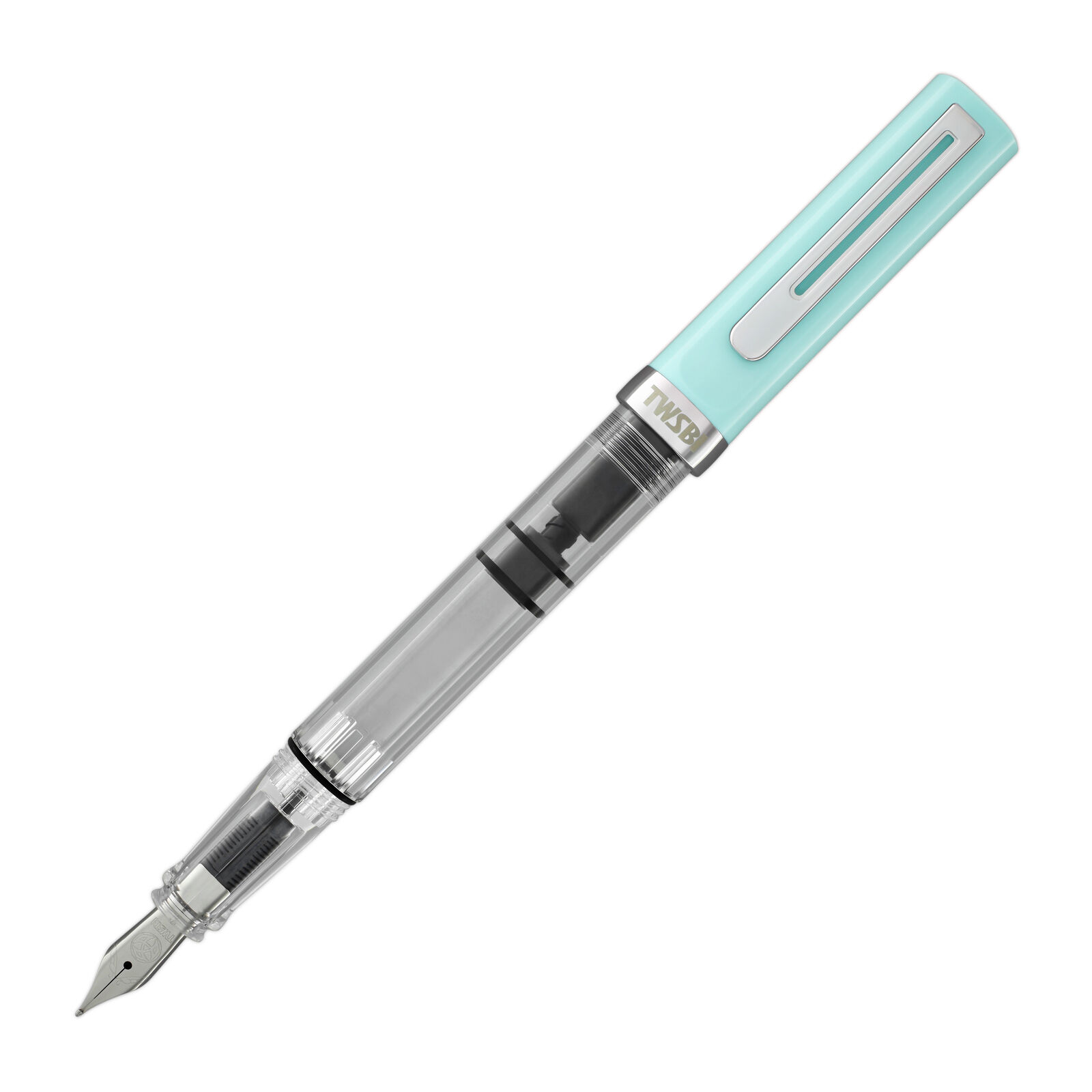 TWSBI Eco-T Fountain Pen in Mint Blue Special Edition - Medium Point NEW
