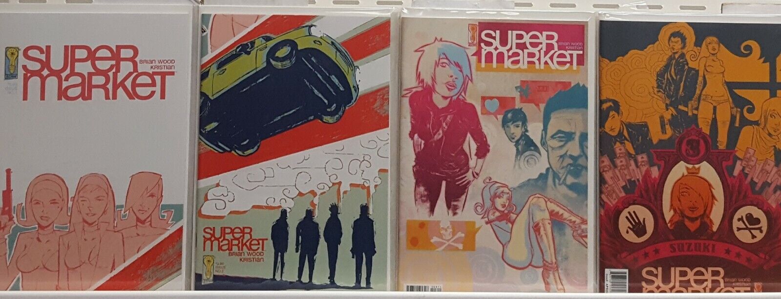 Super Market 1-4 Comics Collection Set Run Box 1