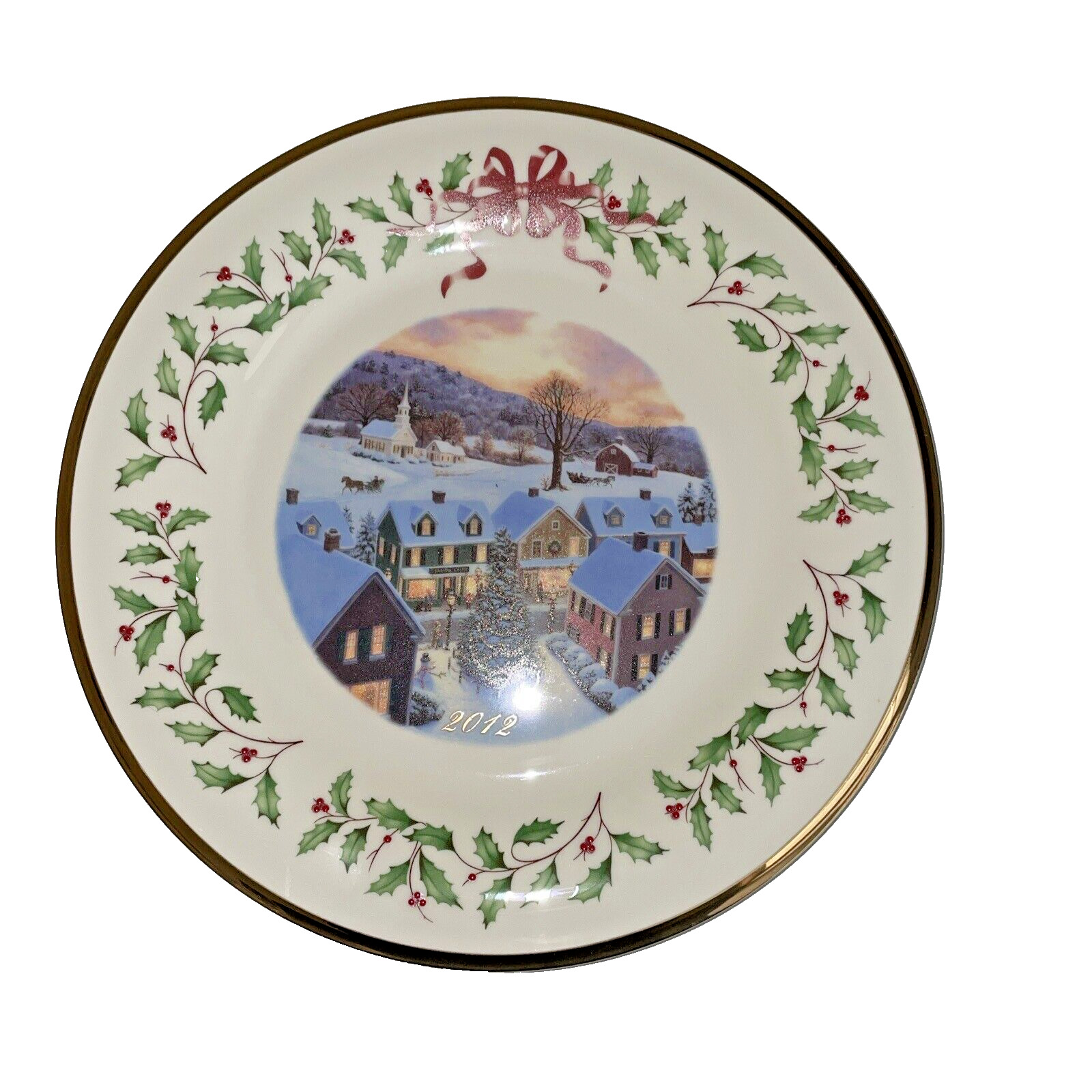 Lenox Annual 2012 Annual Holiday Plate Twenty Second in Series