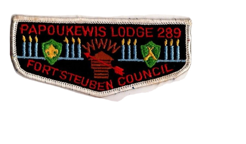 Papoukewis Lodge 289 Fort Steuben Area Council, Ohio, S-1c Flap