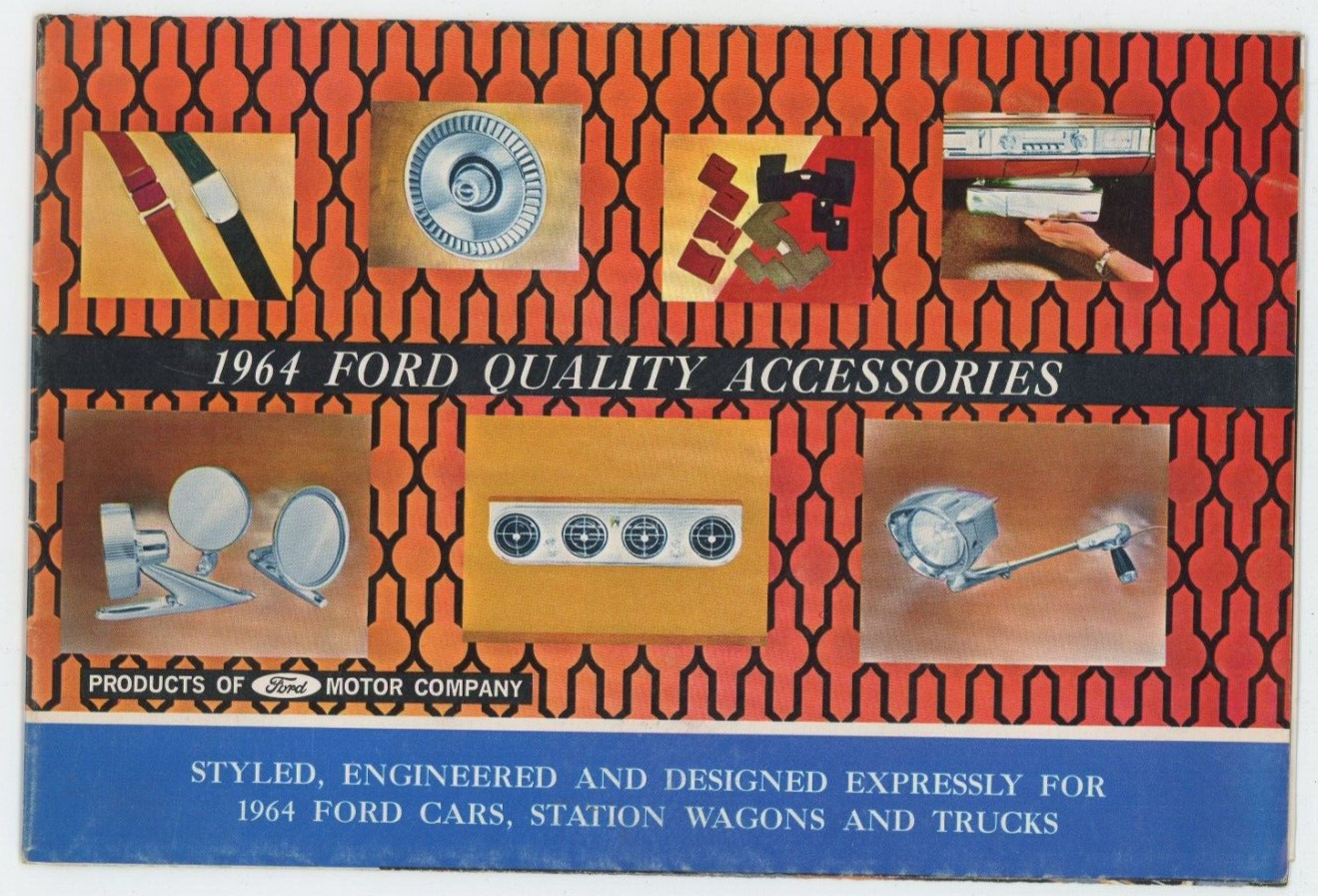 1964 Ford Quality Accessories Fold Out Brochure