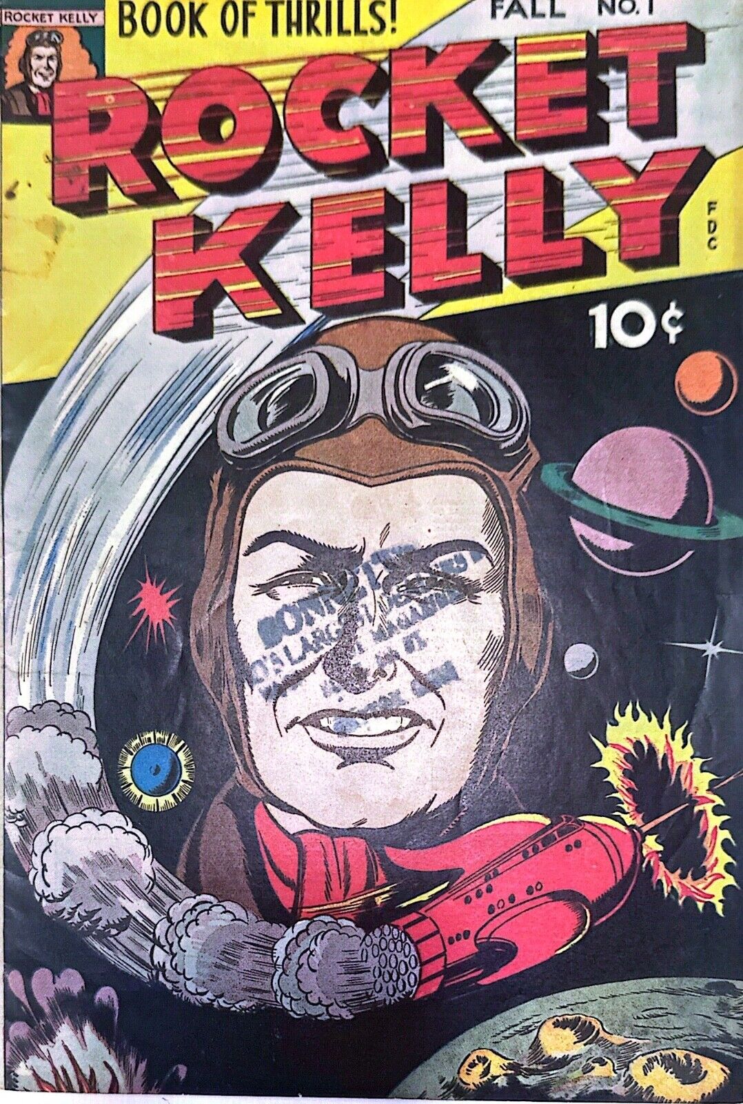 Rocket Kelly #1 by Fox Feature Syndicate (1945) - Very good (4.0)