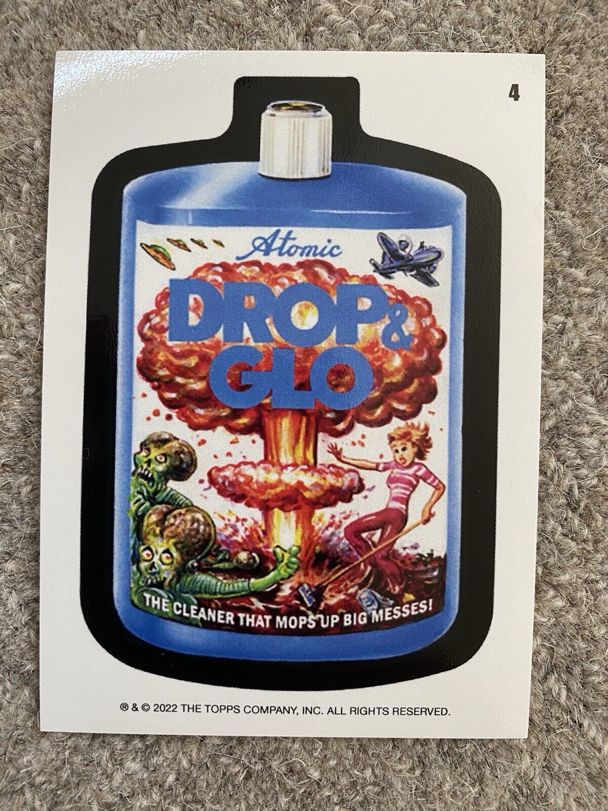 2022 TOPPS MARS ATTACKY WACKY PACKAGES SERIES 6 DROP & GLO COUPON CARD 4