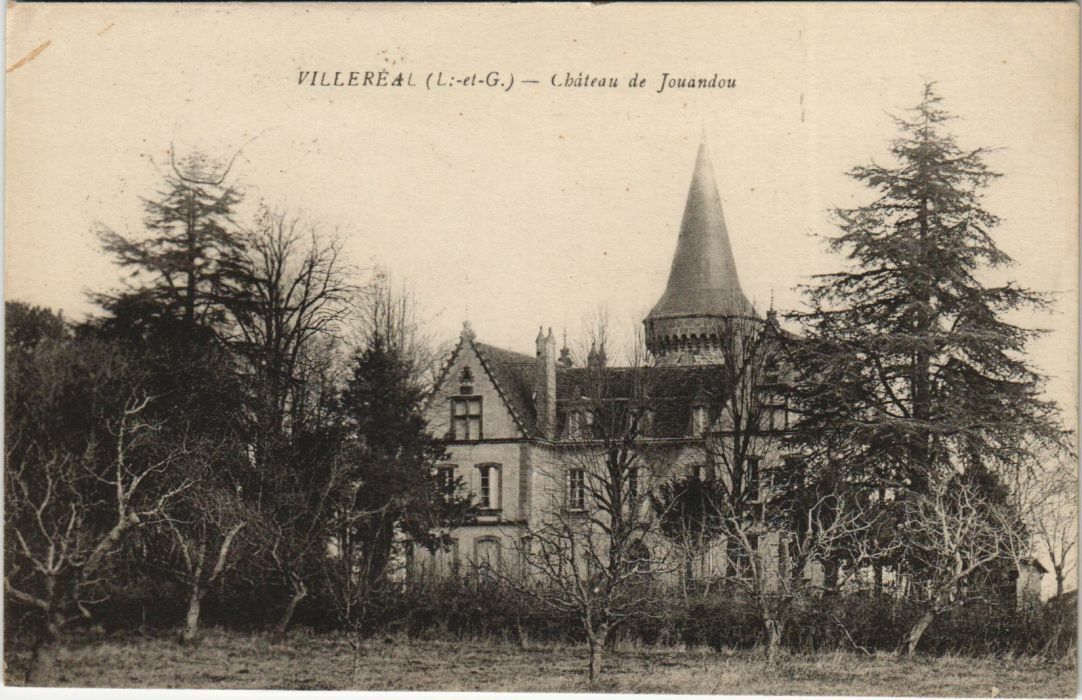 CPA AK Villereal Chateau de Jouandou FRANCE (1172220)
