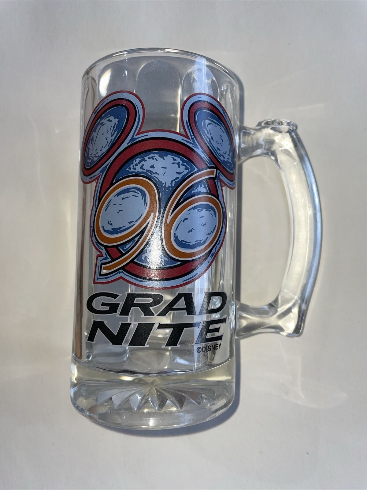 Vintage Disneyland HS Grad night 1996 glass mug