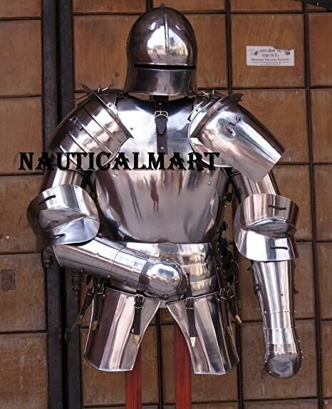 Medieval Knight Gothic Suit of Armor Combat Armor Costume