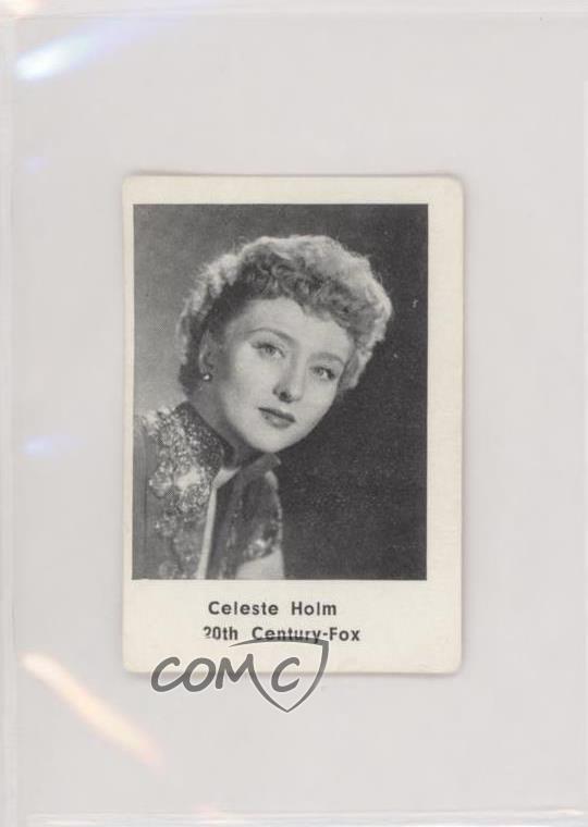 1950s Anonymous Film Stars Studio Name Set Celeste Holm f5h