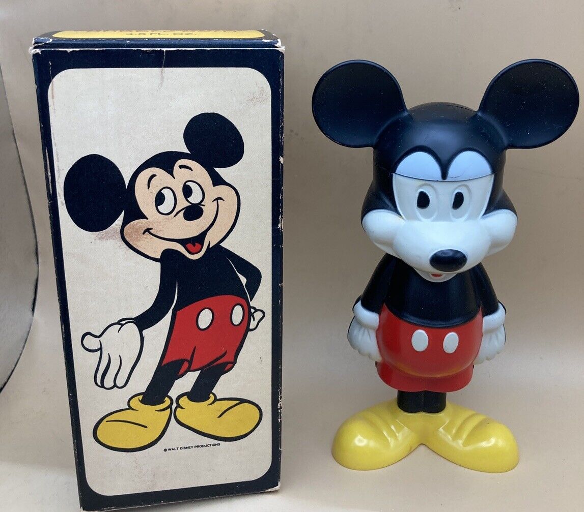 Avon Bubble Bath Mickey Mouse Disney with Box Vintage