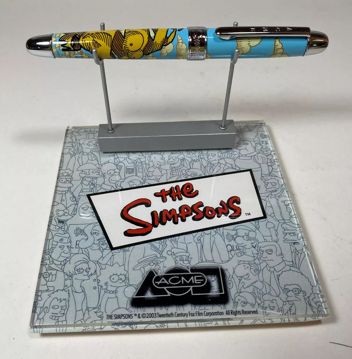 Archived ACME Studio THE SIMPSONS “Homer Peel” Rollerball Pen With Display NEW
