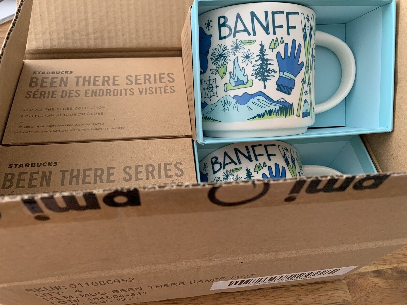 Starbucks Mug Been There Series Banff 14oz Canada Limited Case Fresh Brand New