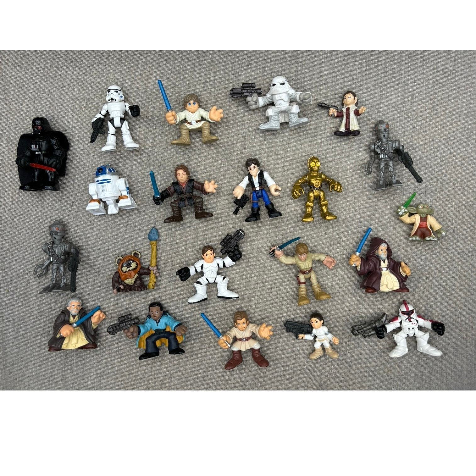 Star Wars Playskool Galactic Heroes Mini Action Figure Lot Of 21 Hasbro