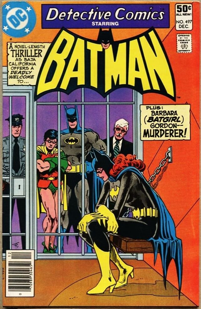 Detective Comics #497-1980 fn+ 6.5 Classic Batgirl Jim Aparo cover & Delbo story