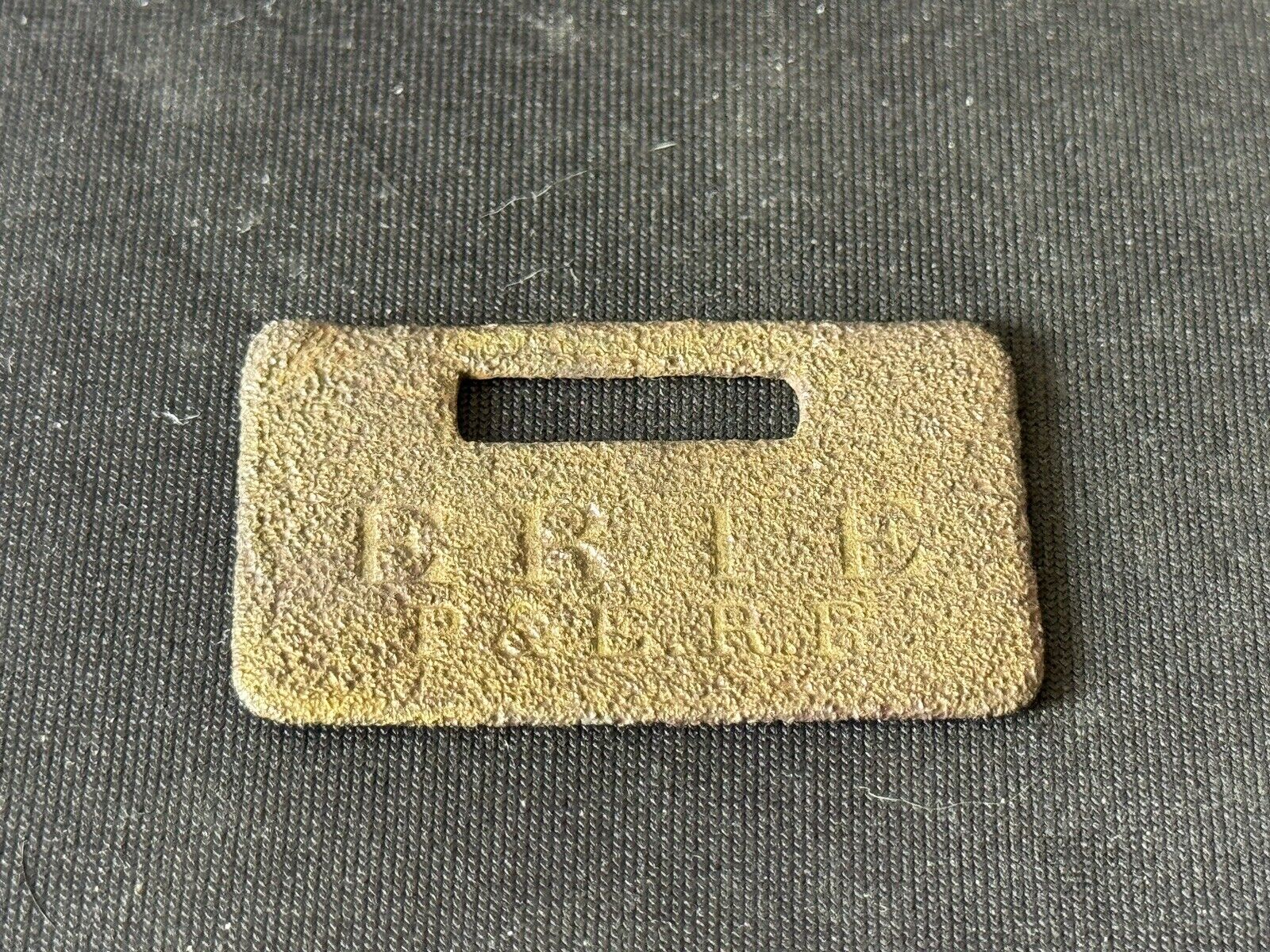 Philadelphia and Erie Railroad Brass Tag