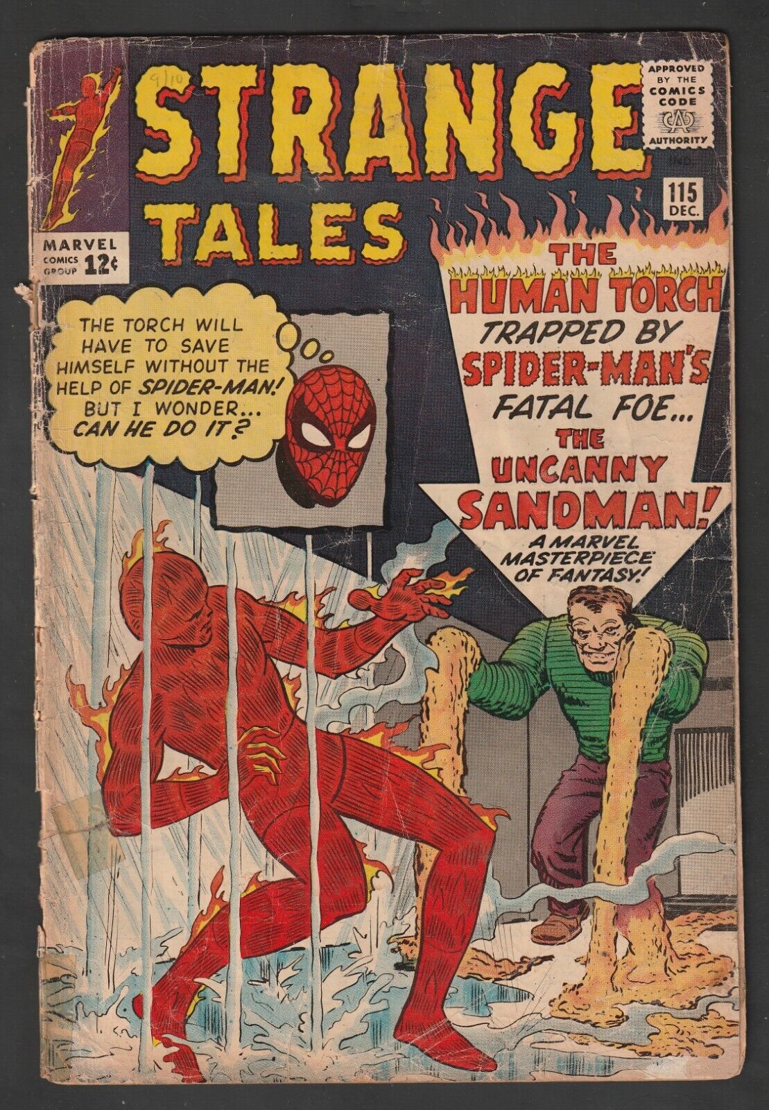 Marvel STRANGE TALES No. 115 (1963) Origin of Doctor Strange Human Torch