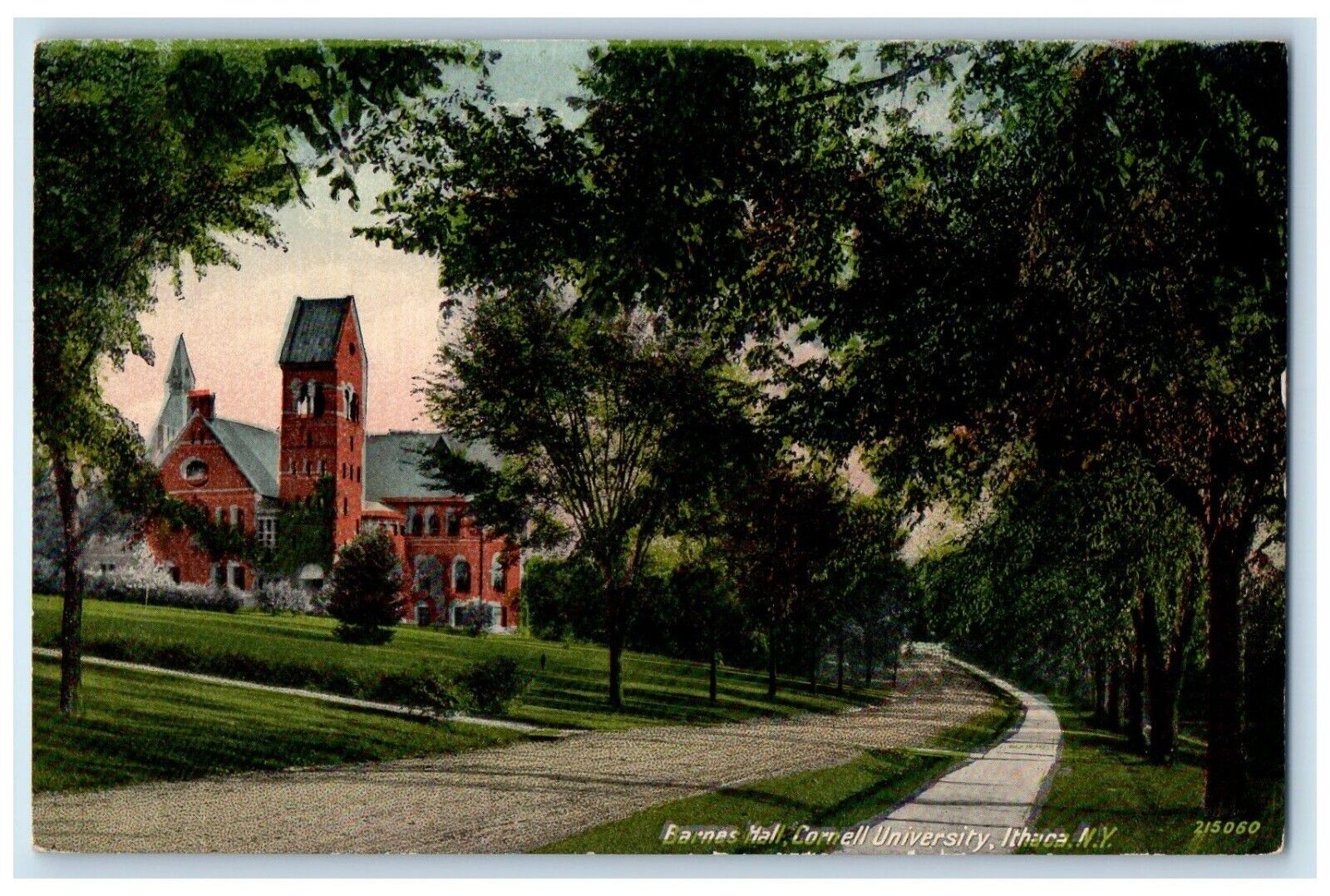 c1910\'s Barnes Hall Cornell University Ithaca New York NY Antique Postcard