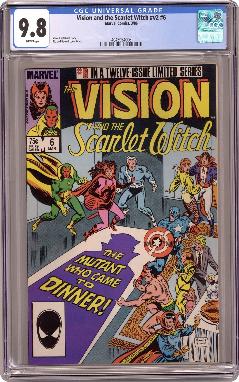 Vision and the Scarlet Witch #6 CGC 9.8 1986 4045954006