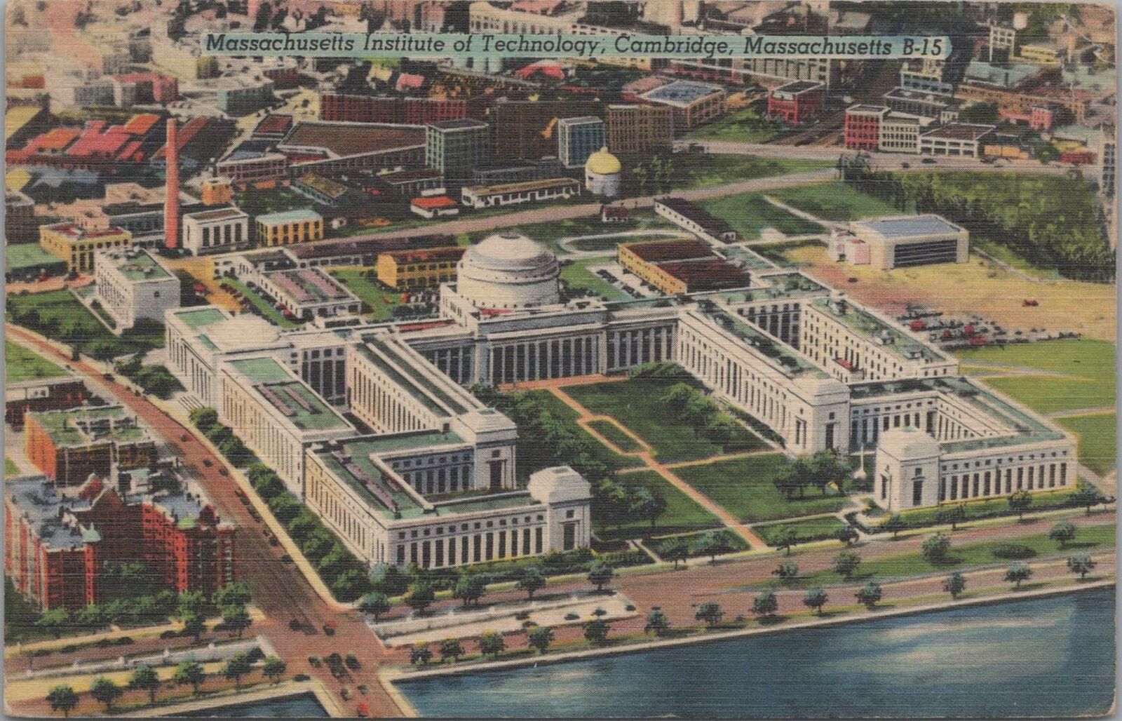 Postcard Massachusetts Institute Technology Cambridge MA 1944