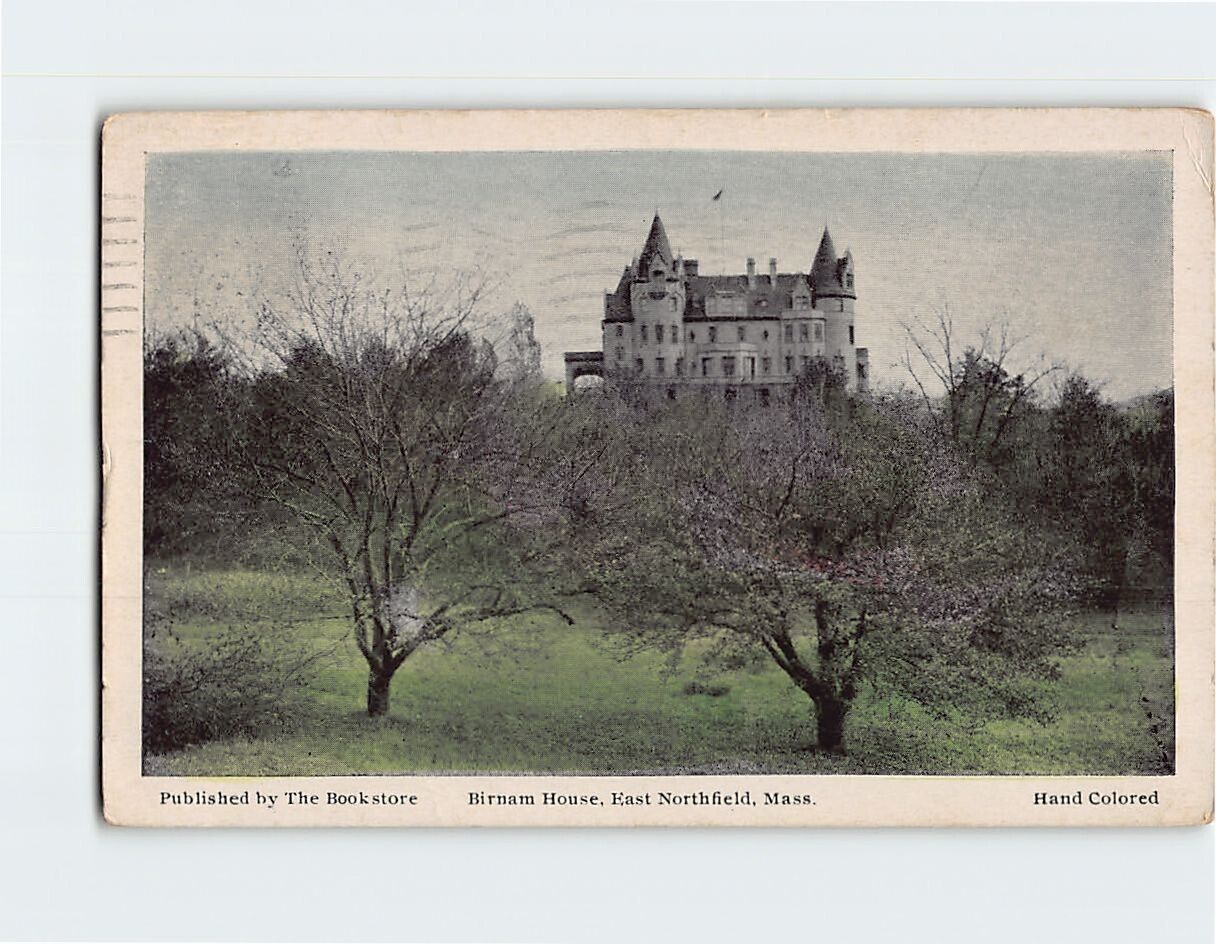 Postcard Birnam House East Northfield Massachusetts USA