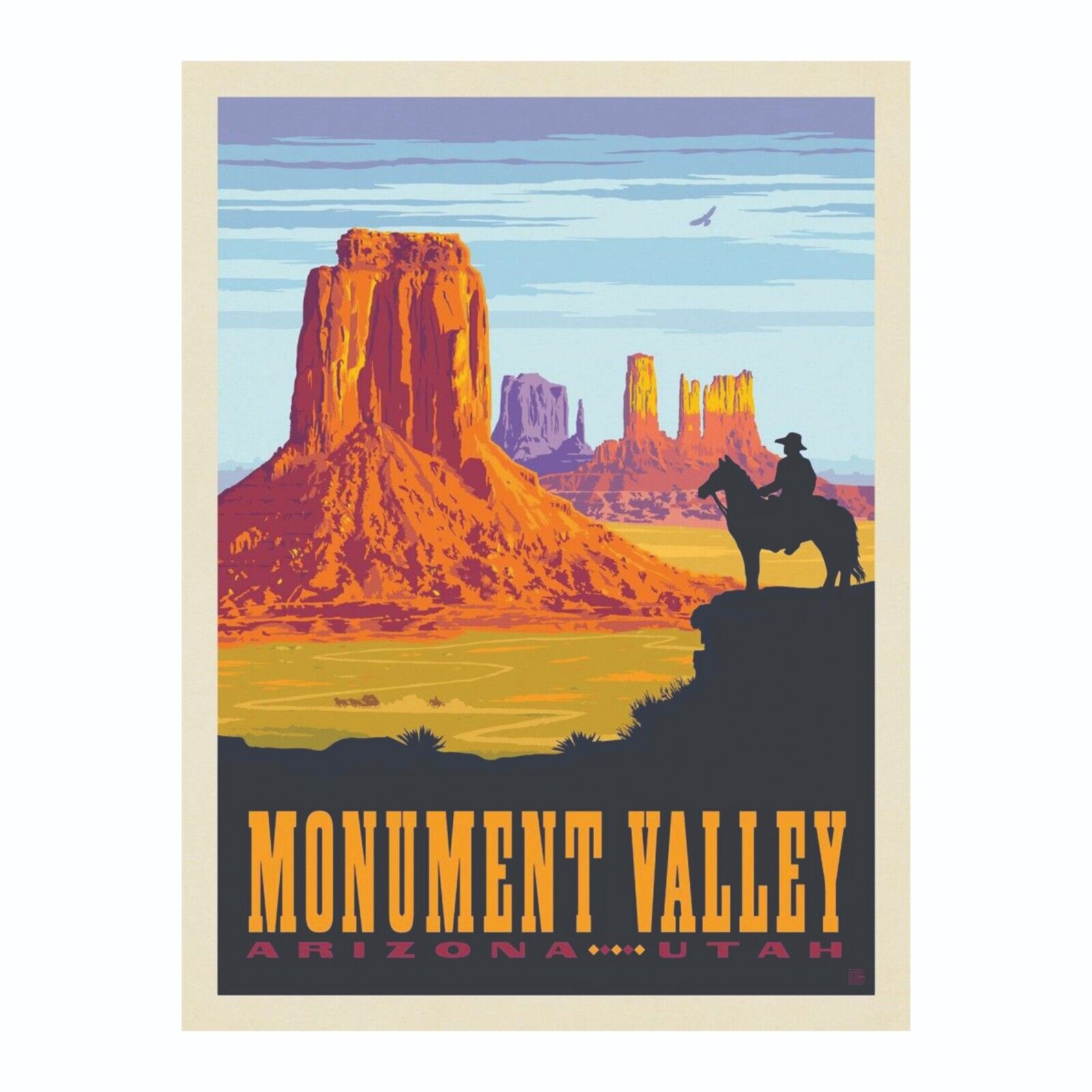 Monument Valley Utah Arizona Sticker Decal Bumper Sticker