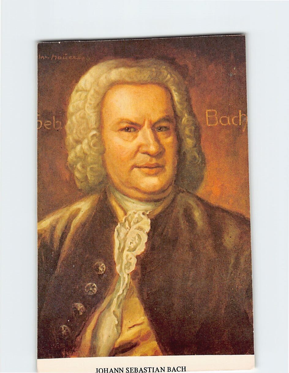 Postcard Johann Sebastian Bach