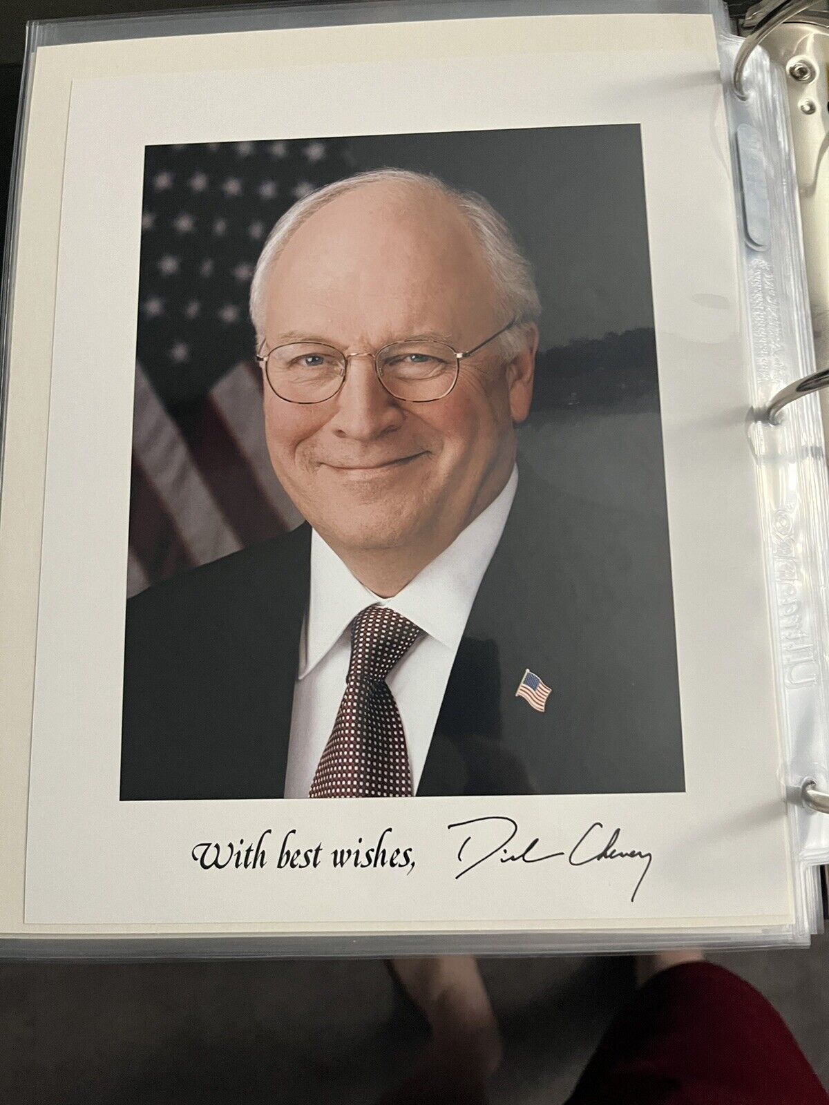 46th Vice President Dick Cheney Signed 8X10 Color Photo Autograph Signed Auto