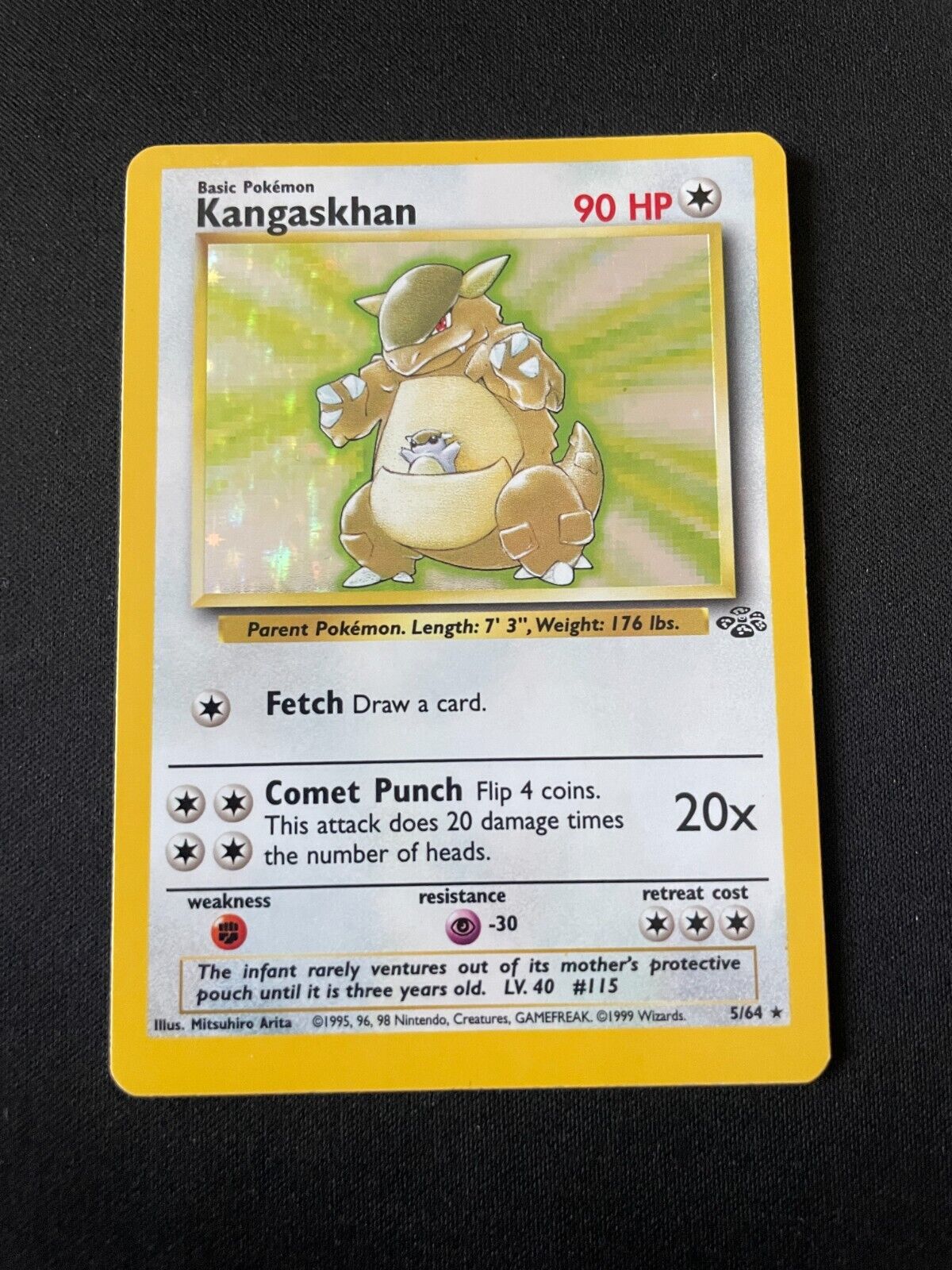 Kangaskhan 5/64 Holo Jungle WOTC Pokemon