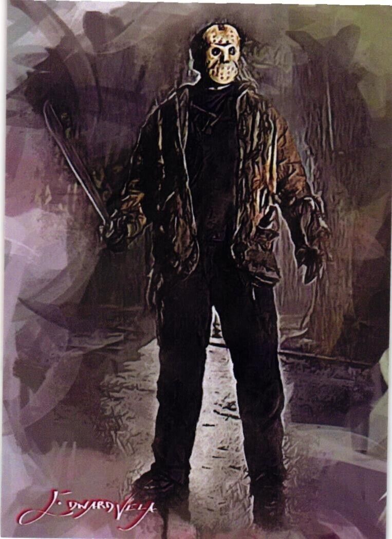 Jason Voorhees 2019 Authentic Artist Signed Limited Edition Print Card 42 of 50