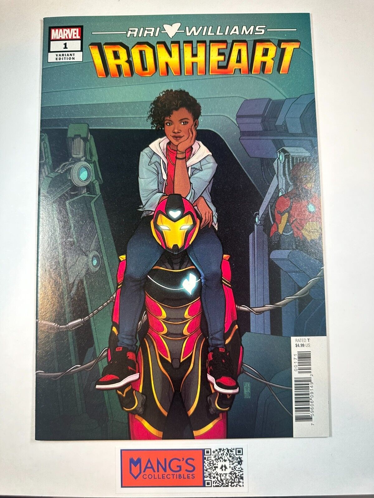 Marvel Ironheart #1 1:50 Jen Bartel Variant NM+ High Grade Copy Riri Williams