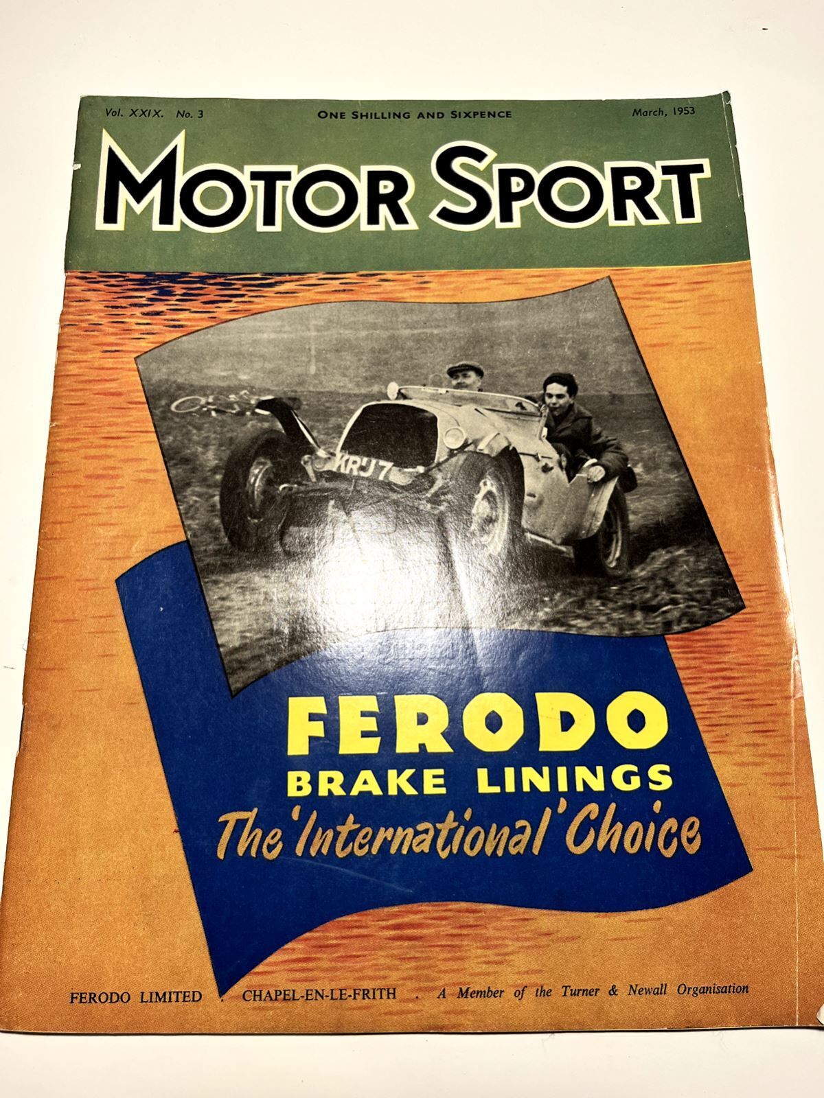 Vintage Motor Sport Magazine Vol. XXXIX, No. 3 March 1953