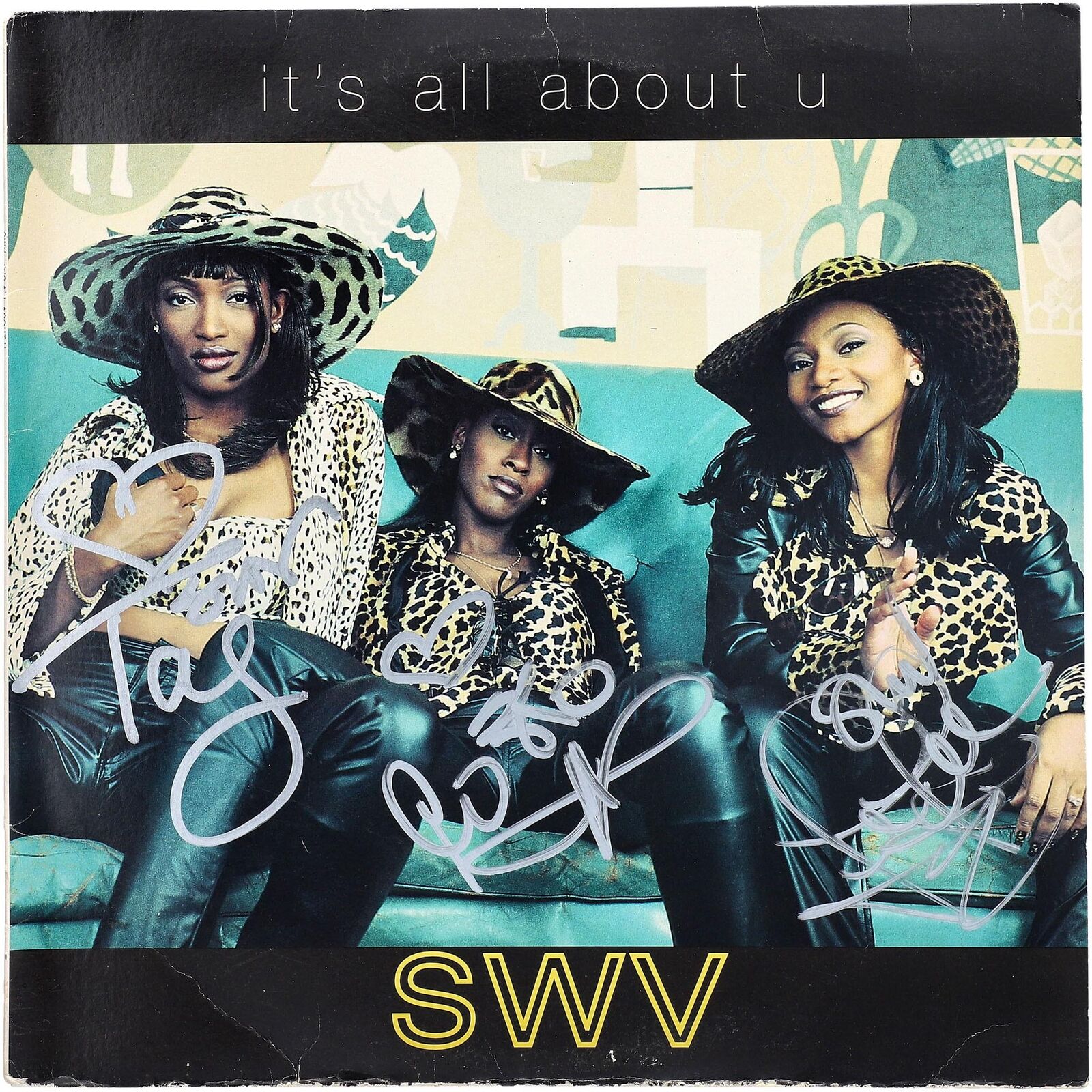 SWV Autographed It's All About You Album with 3 Signatures BAS