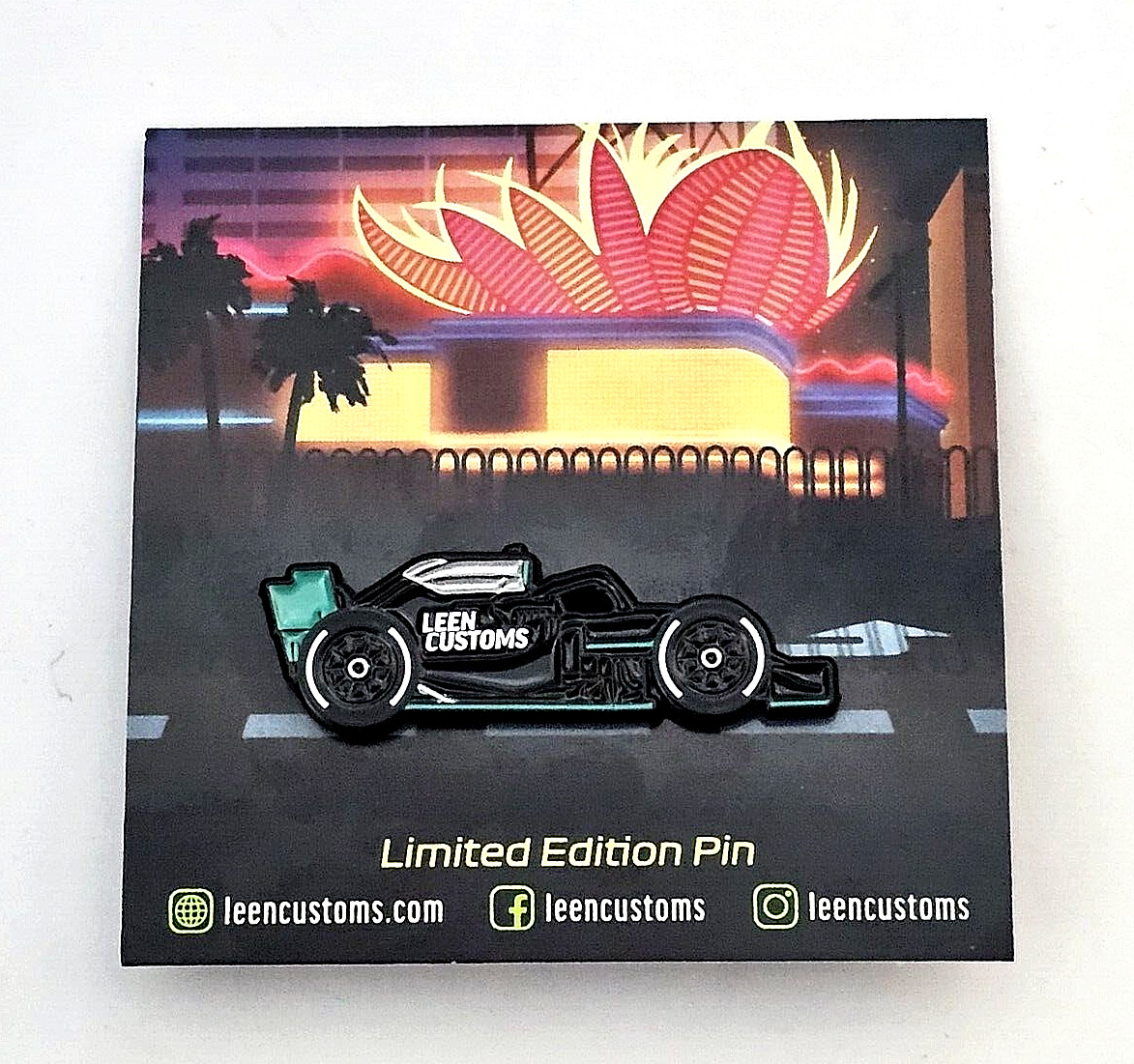 Leen Customs:  2023 Leen F1 Limited Edition Enamel Pin #295/500