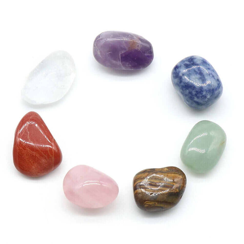 7/14 PCS Healing Quartz Crystal Natural Gemstone Reiki Chakra Collection Stone